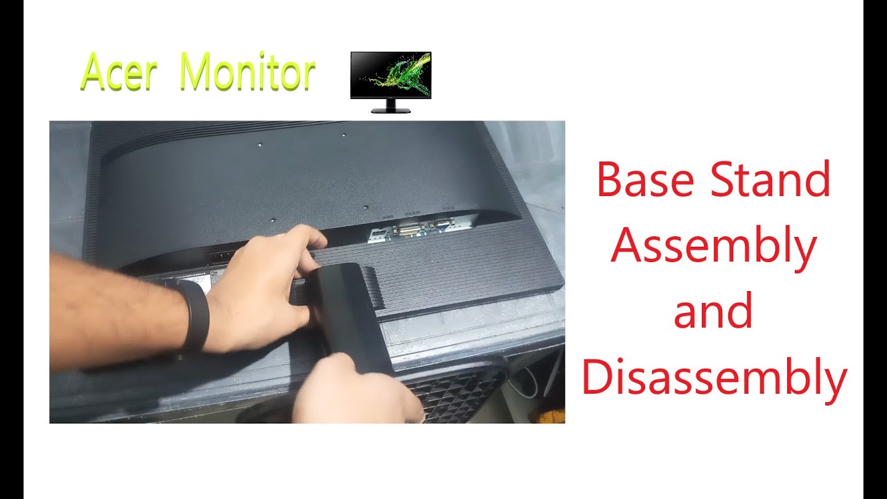 Acer Monitor Stand Removal