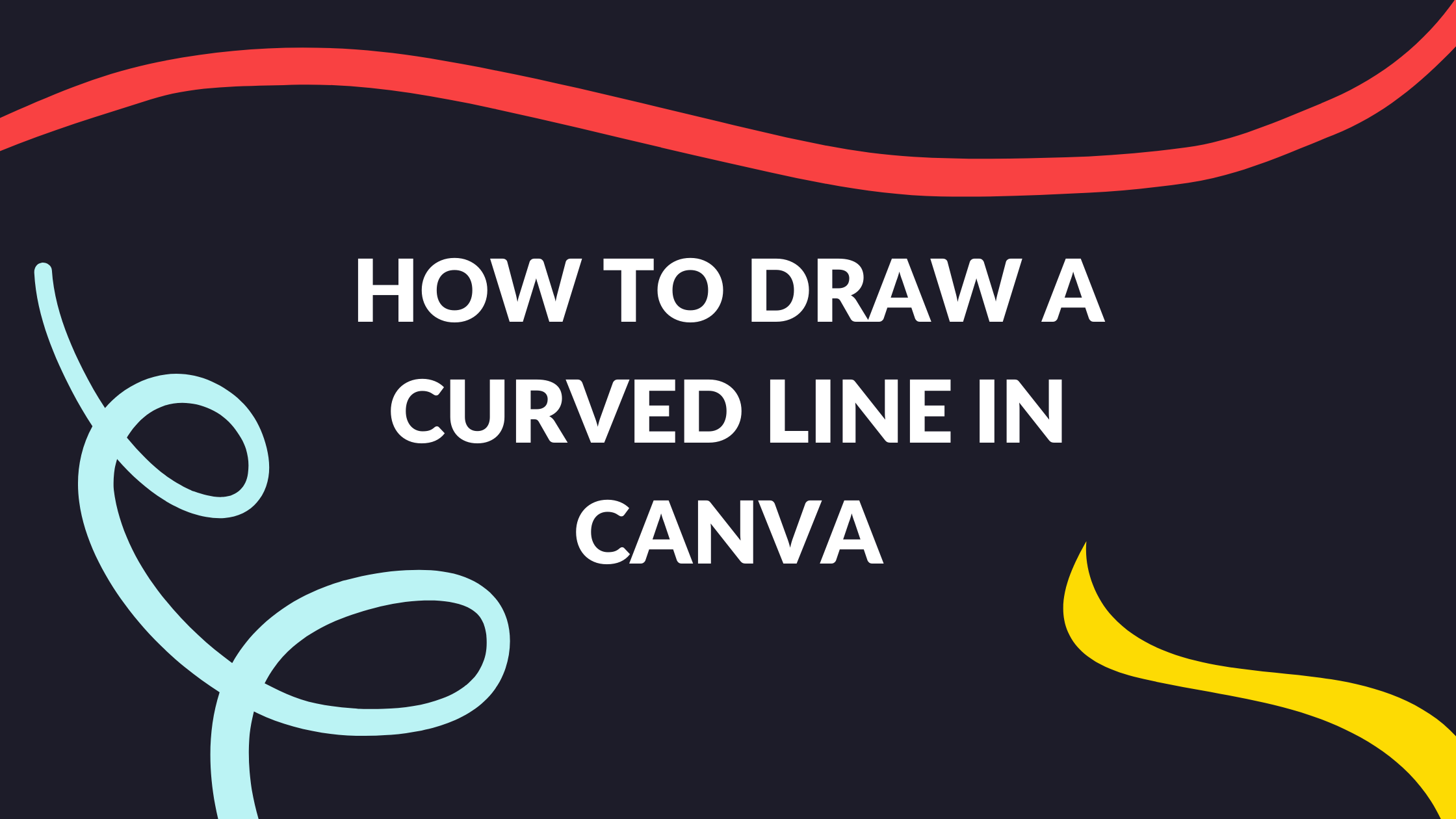 How to Curve a Line in Canva