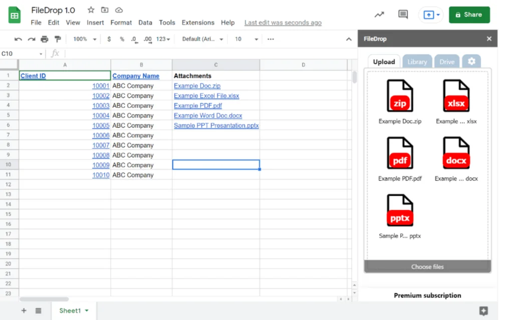 How to Insert Pdf in Google Sheets