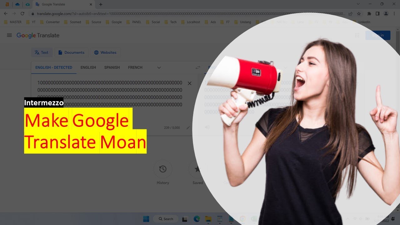 How to Make Google Translate Moan