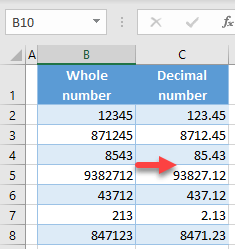 How to Move Decimal Places in Excel