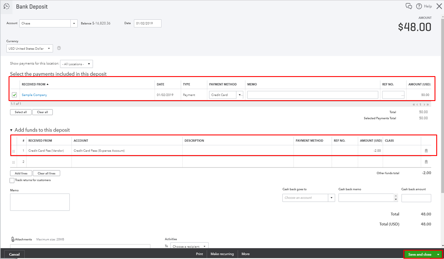 How to Record Credit Card Processing Fees in Quickbooks Online