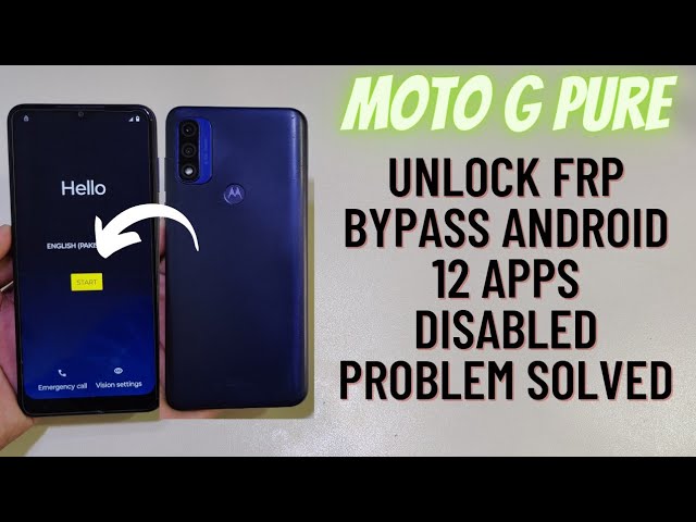 Moto G Pure Frp Bypass