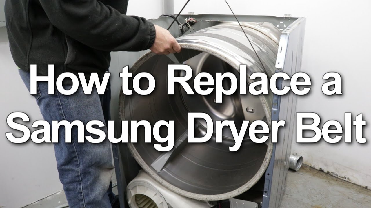 Samsung Dryer Belt Install