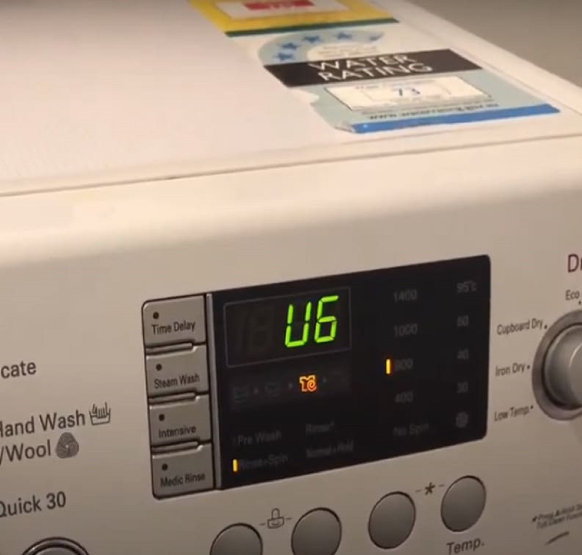 U6 Samsung Washer