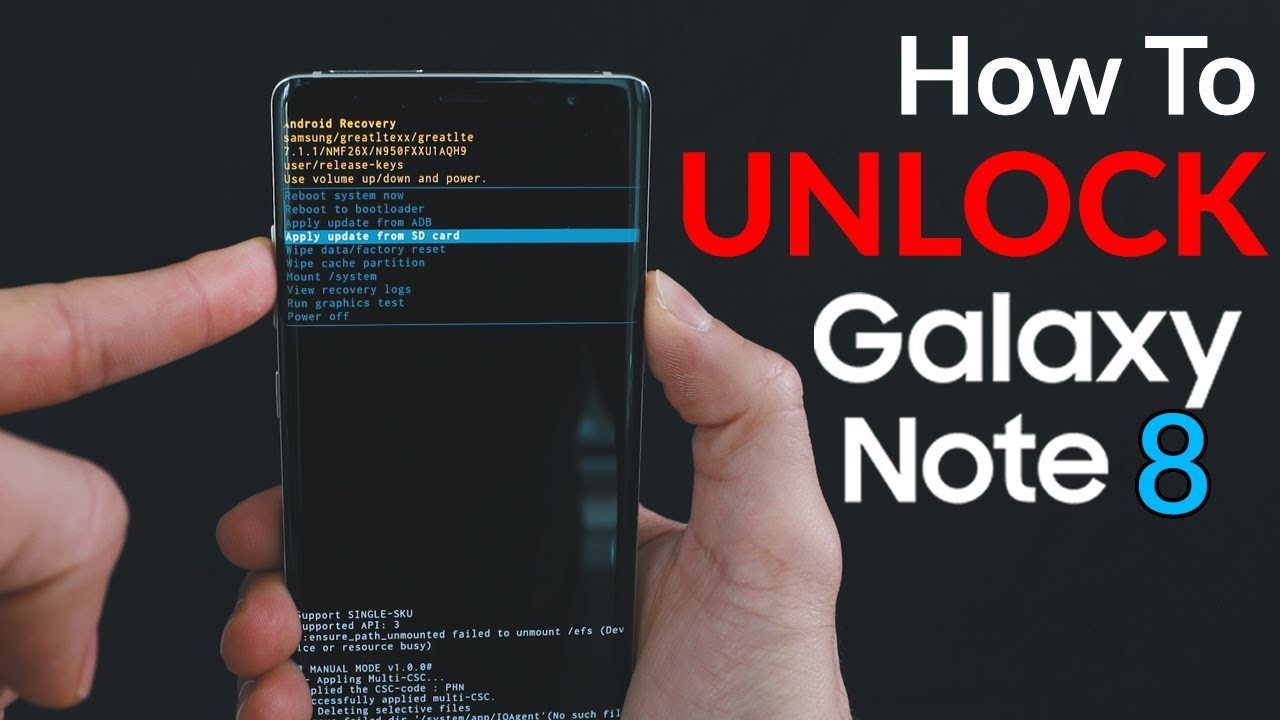 Unlock Samsung Note 8